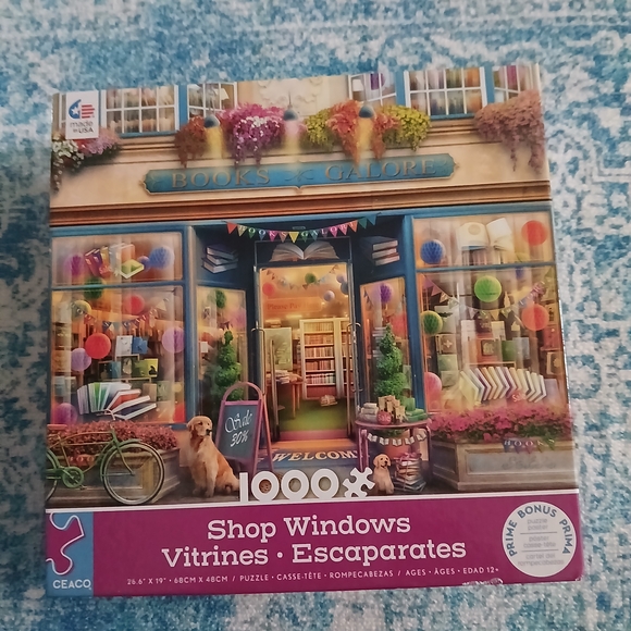 Ravensburger Colorful Shop Windows Puzzle - Picture 1 of 11